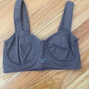 SET Active Ribbed Bralette Size S